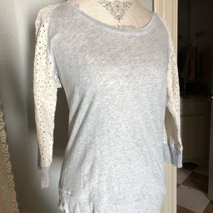 EXPRESS lace sleeved top